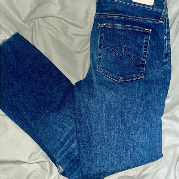 AG Adriano Goldschmied Dark Blue Skinny Jeans - Picture 4 of 4